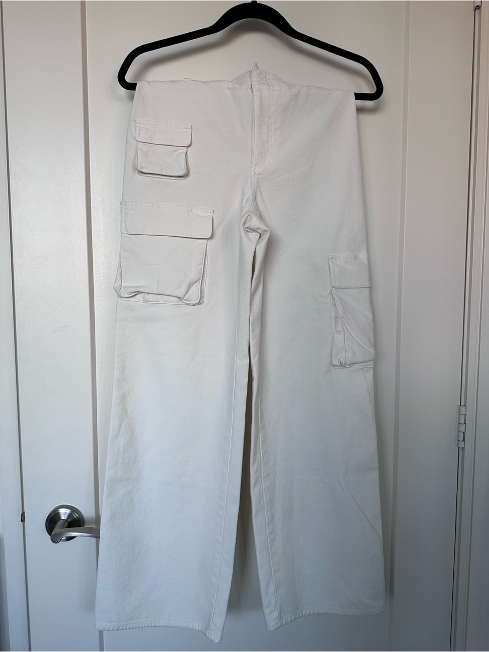 Aritzia White Cargo Pants
